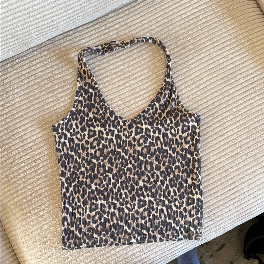 American Eagle Outfitters Leopard Print Top
